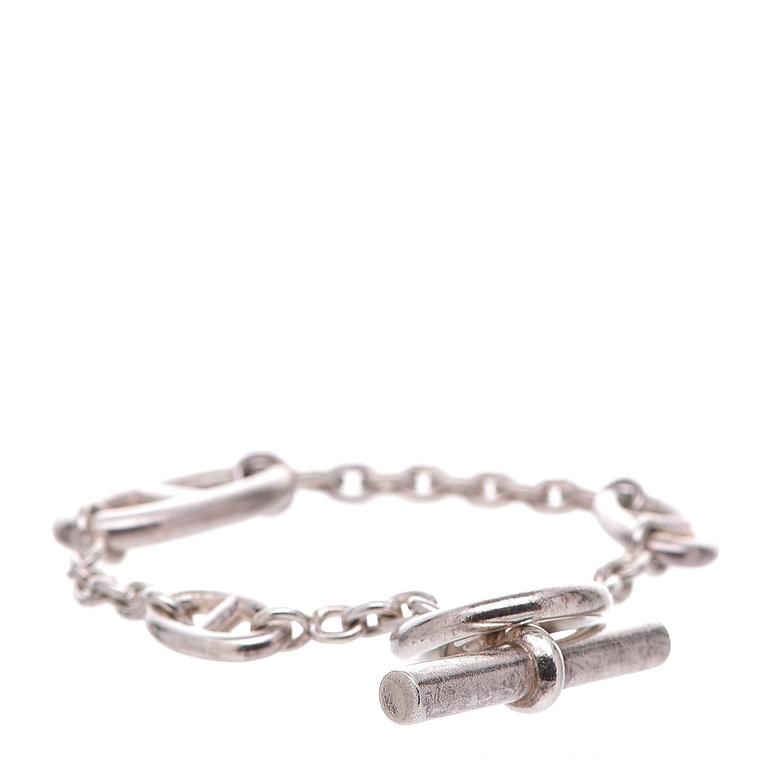 Hermes Sterling Silver Farandole Bracelet LG 3 of 17