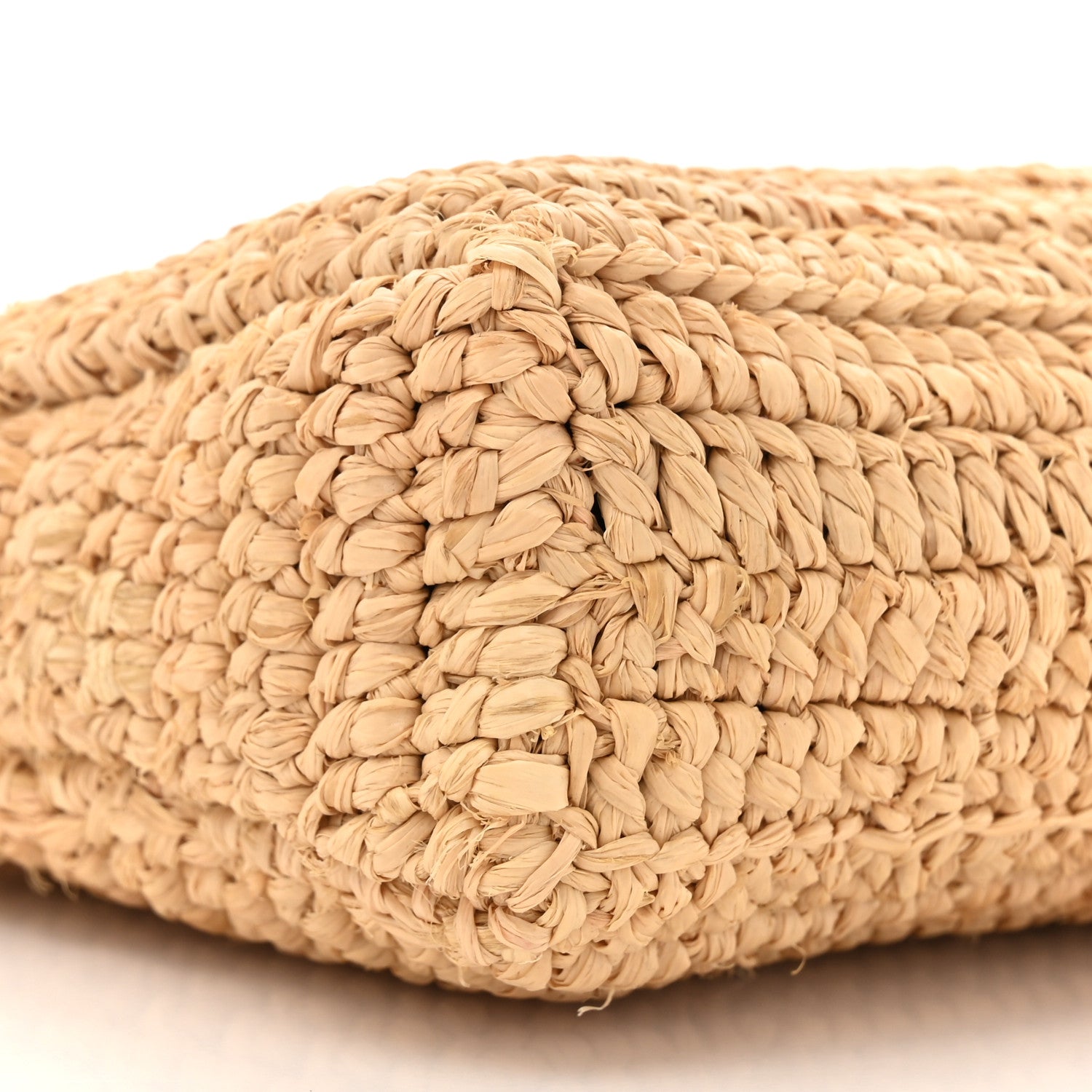 Saint Laurent Raffia Calfskin Gaby Crossbody Bag Natural Brick 10 of 11