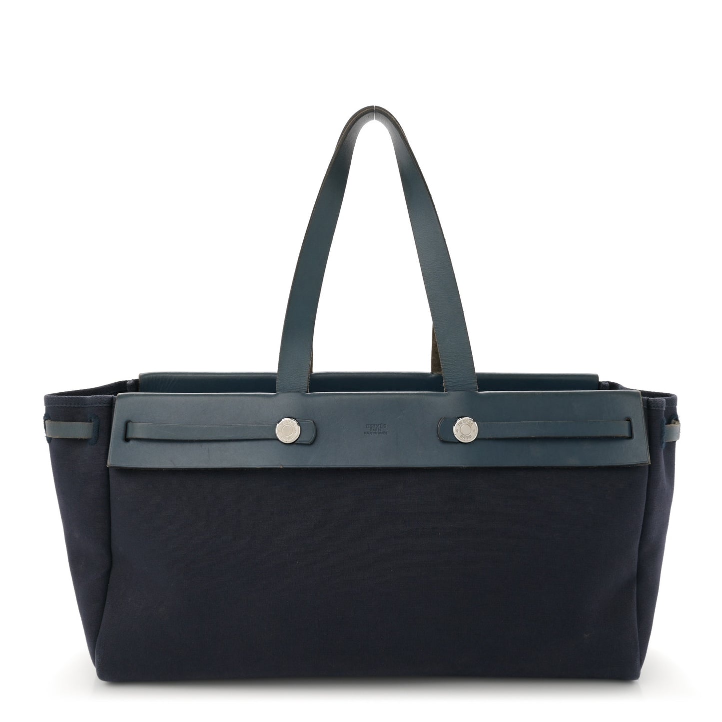 Toile Vache Hunter Herbag Cabas MM Bleu Marine