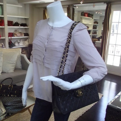 Chanel Lambskin XL Jumbo Flap 2 of 14