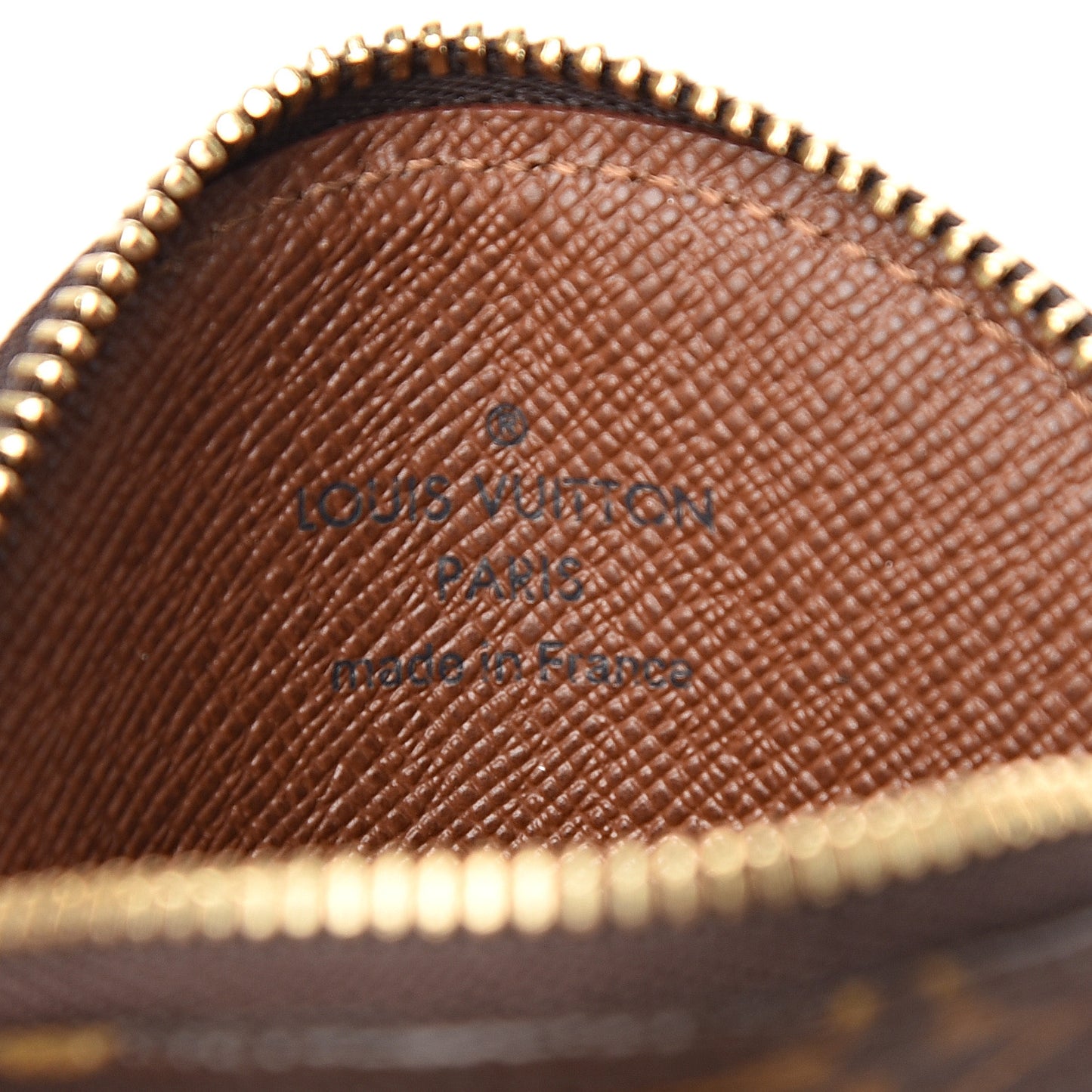 Monogram Round Coin Purse