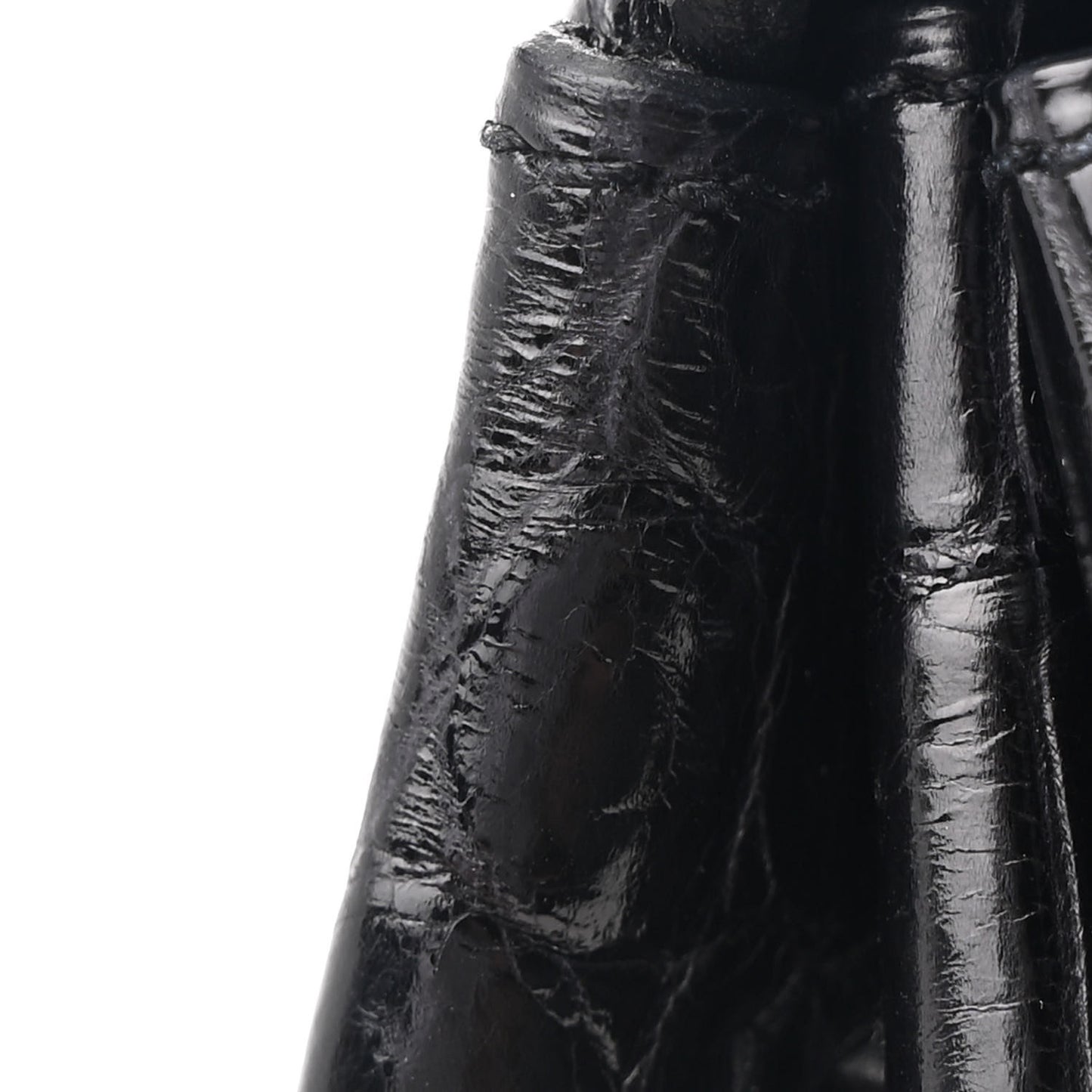 Shiny Porosus Crocodile Birkin 35 Black