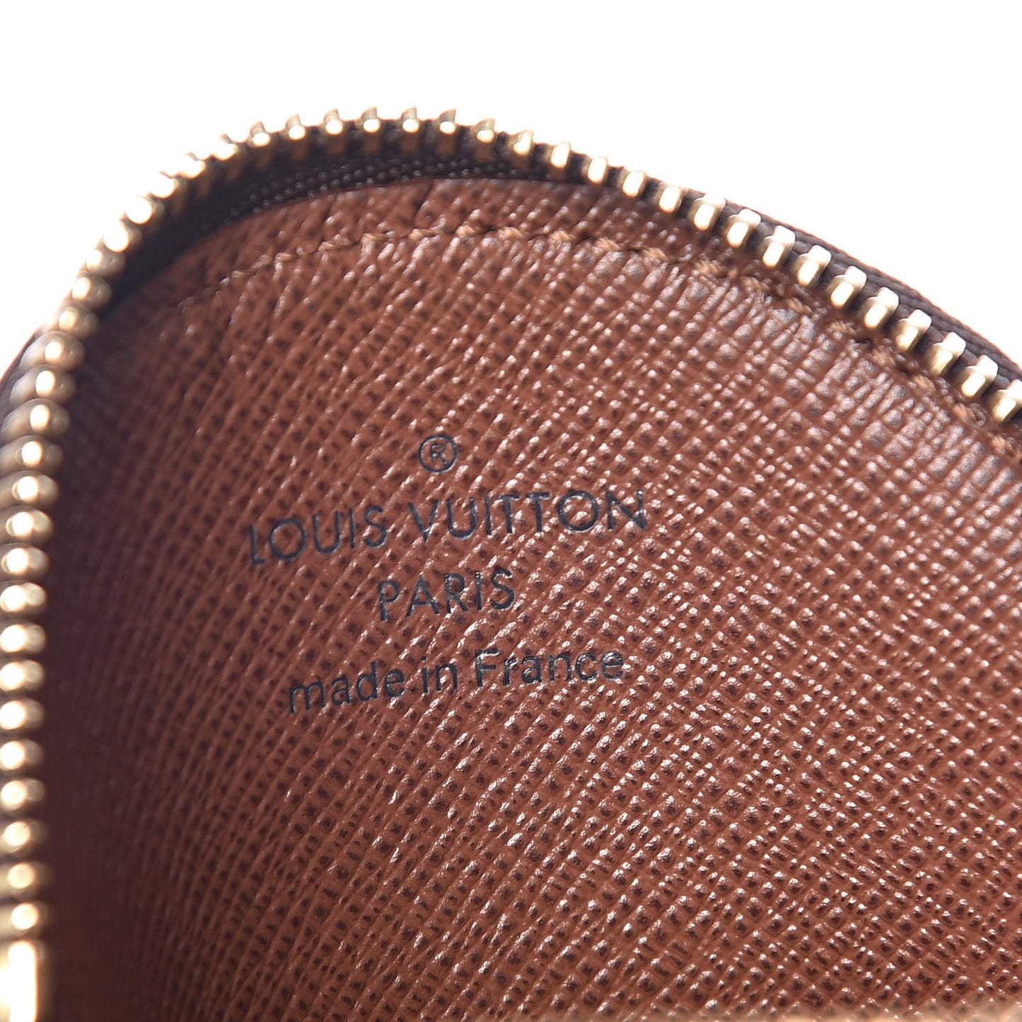 Monogram Round Coin Purse