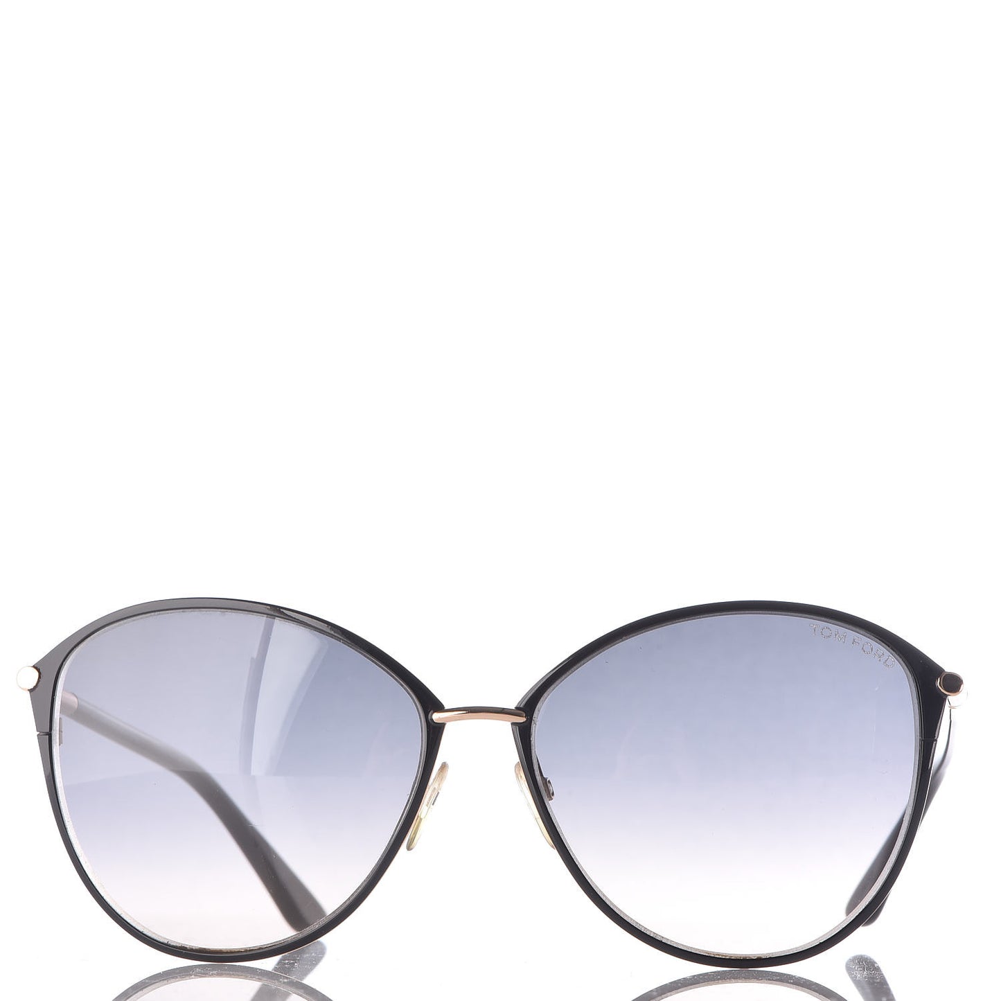 Penelope Vintage Round Sunglasses TF320 Black