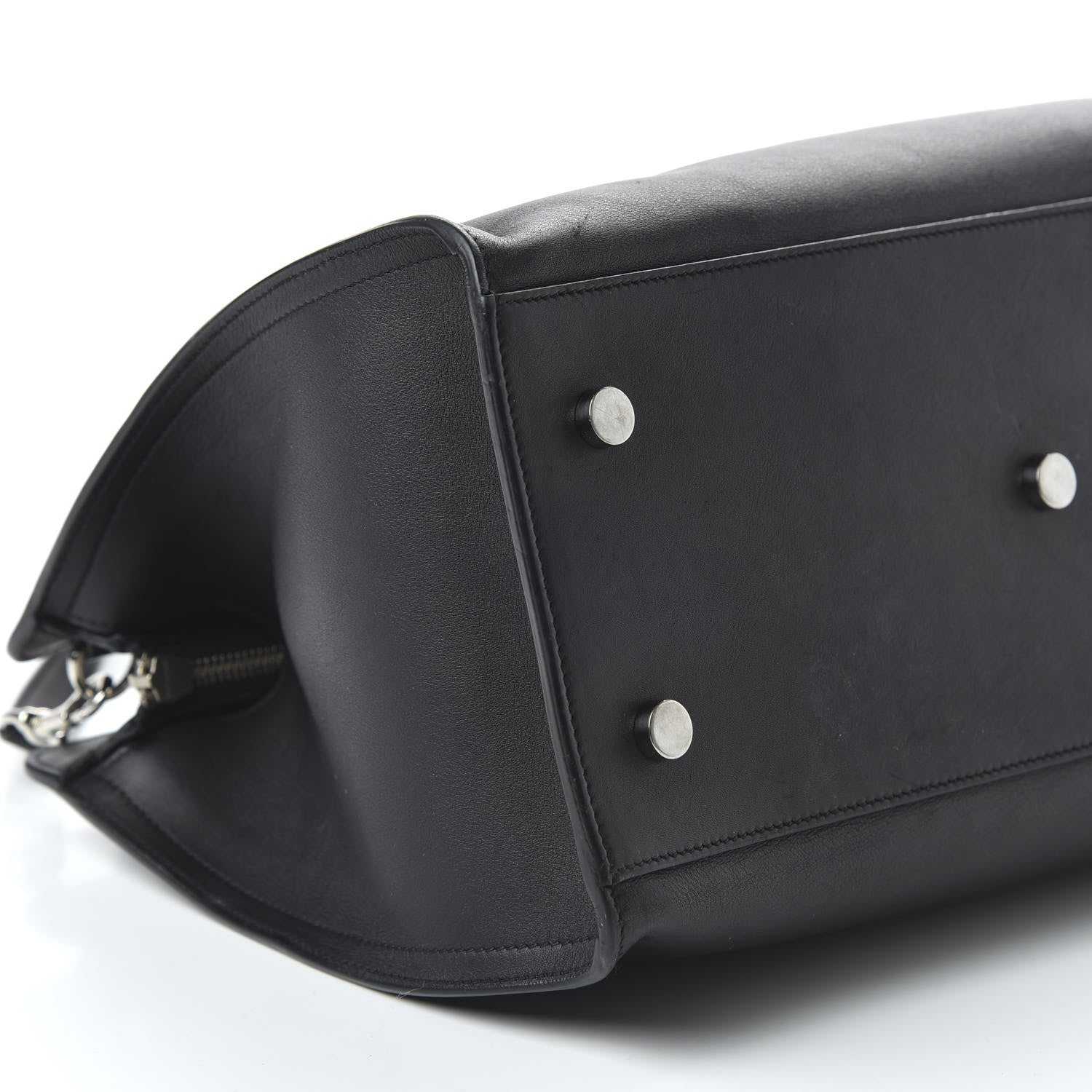 Saint Laurent Smooth Calfskin Small Monogram Cabas Black 6 of 9