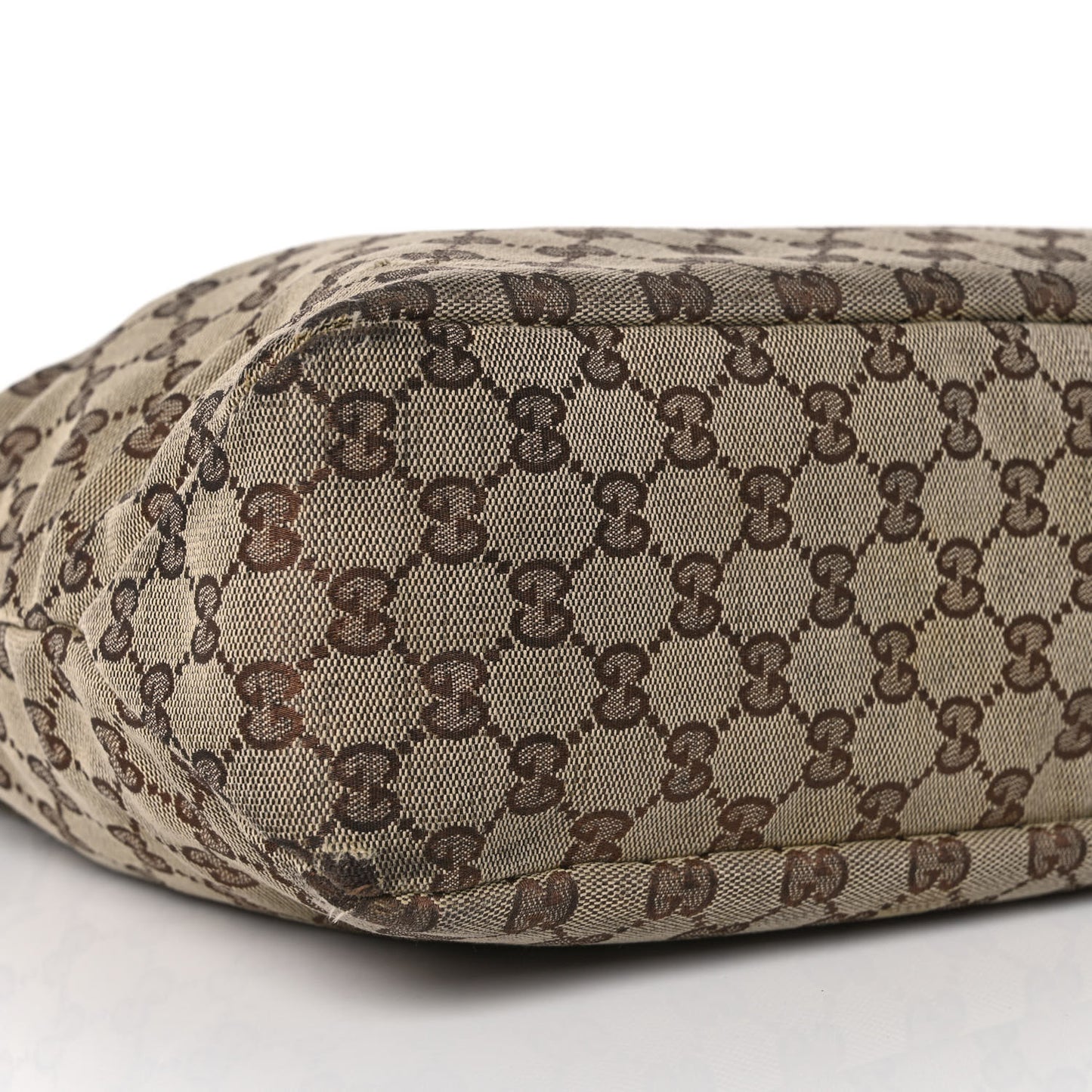 Monogram Medium Horsebit Chain Hobo Light Brown