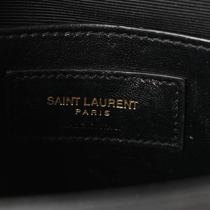 Saint Laurent Grain De Poudre Small Monogram Kate Satchel Black 6 of 10