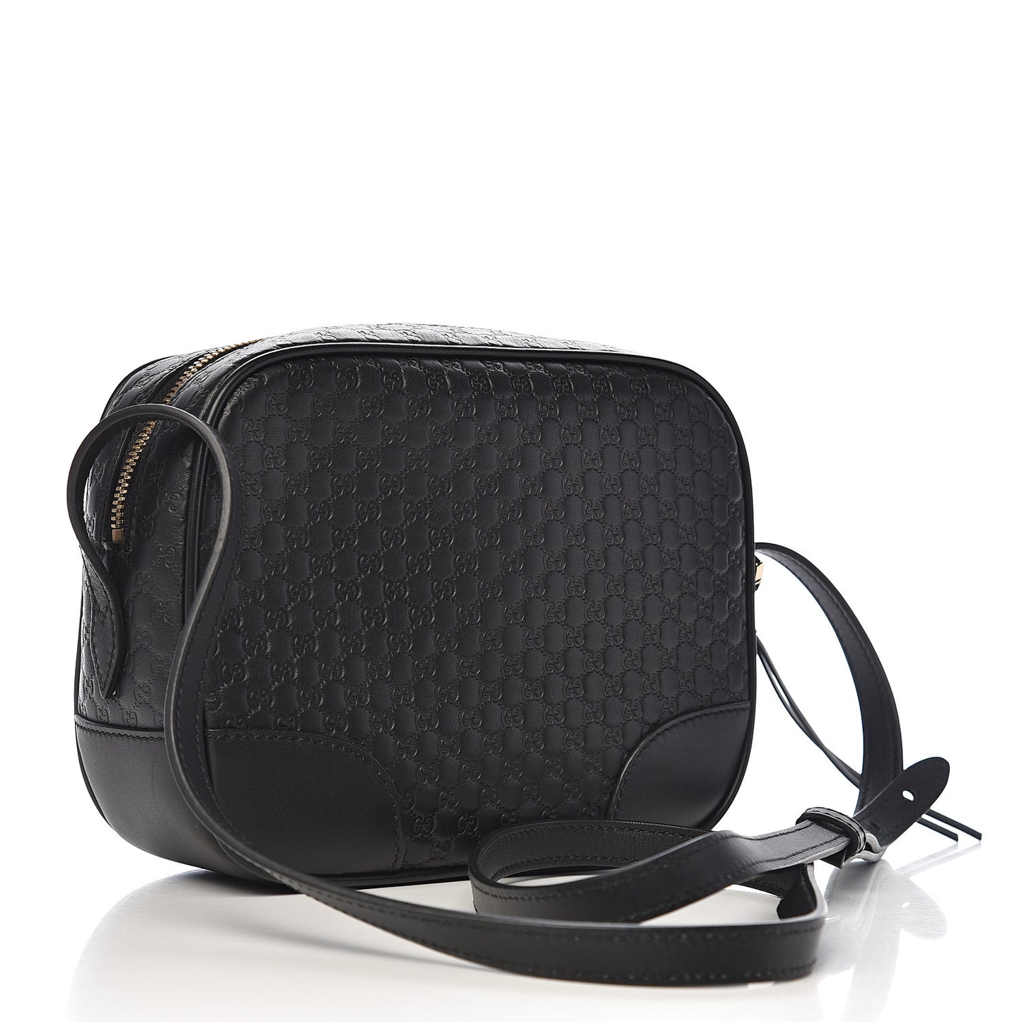 Microguccissima Mini Bree Messenger Bag Black