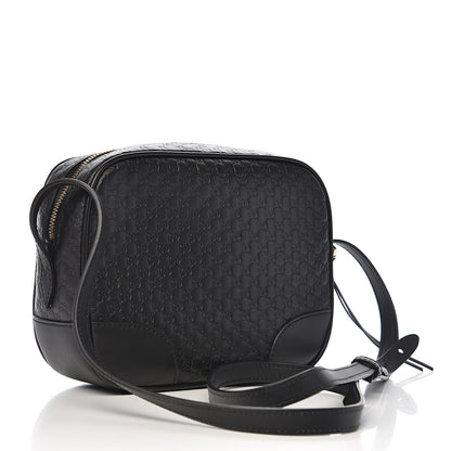 Gucci Microguccissima Mini Bree Messenger Bag Black 3 of 11