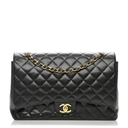 Chanel Caviar Quilted Maxi Double Flap Black 1 of 7