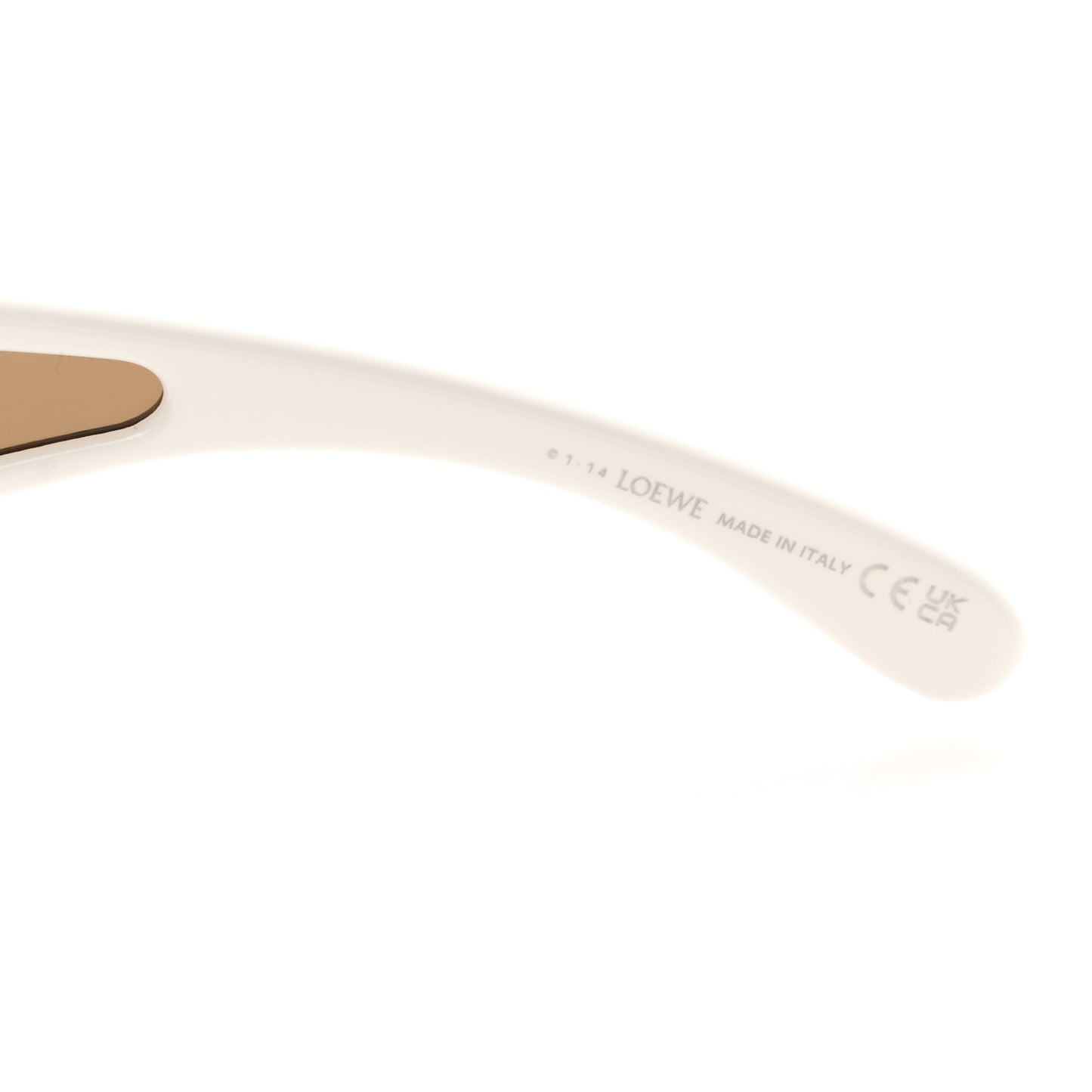 Acetate Pilot Mask sunglasses LW40132I White