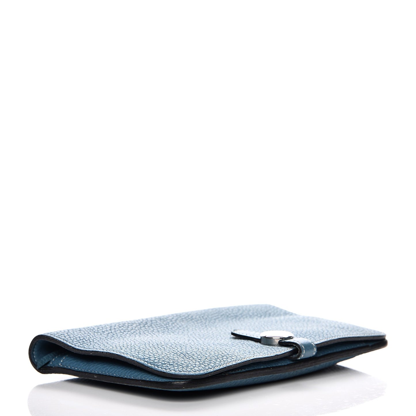Togo Dogon Duo Wallet Blue Jean