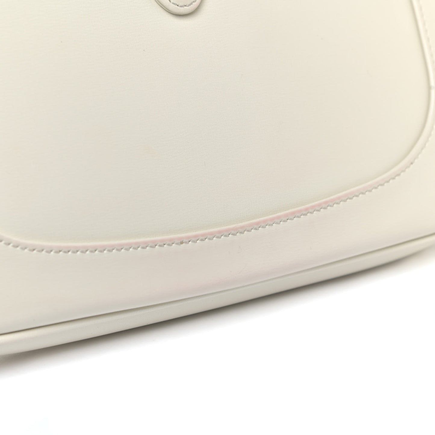Boarded Dyana Lux Calfskin Small Jackie 1961 Hobo Mystic White