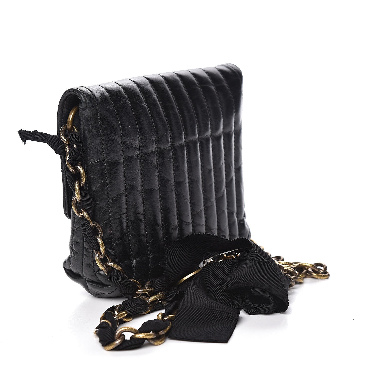 Lanvin Lambskin Quilted Mini Happy Pop Crossbody Black 1 of 11