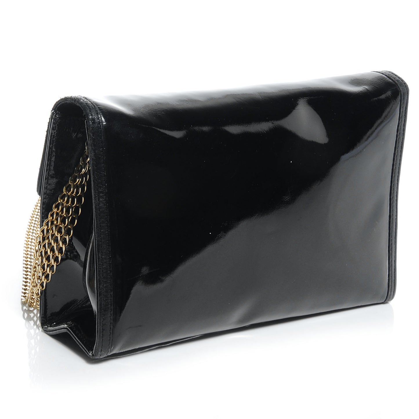 Patent Envelope Flap Bag Black