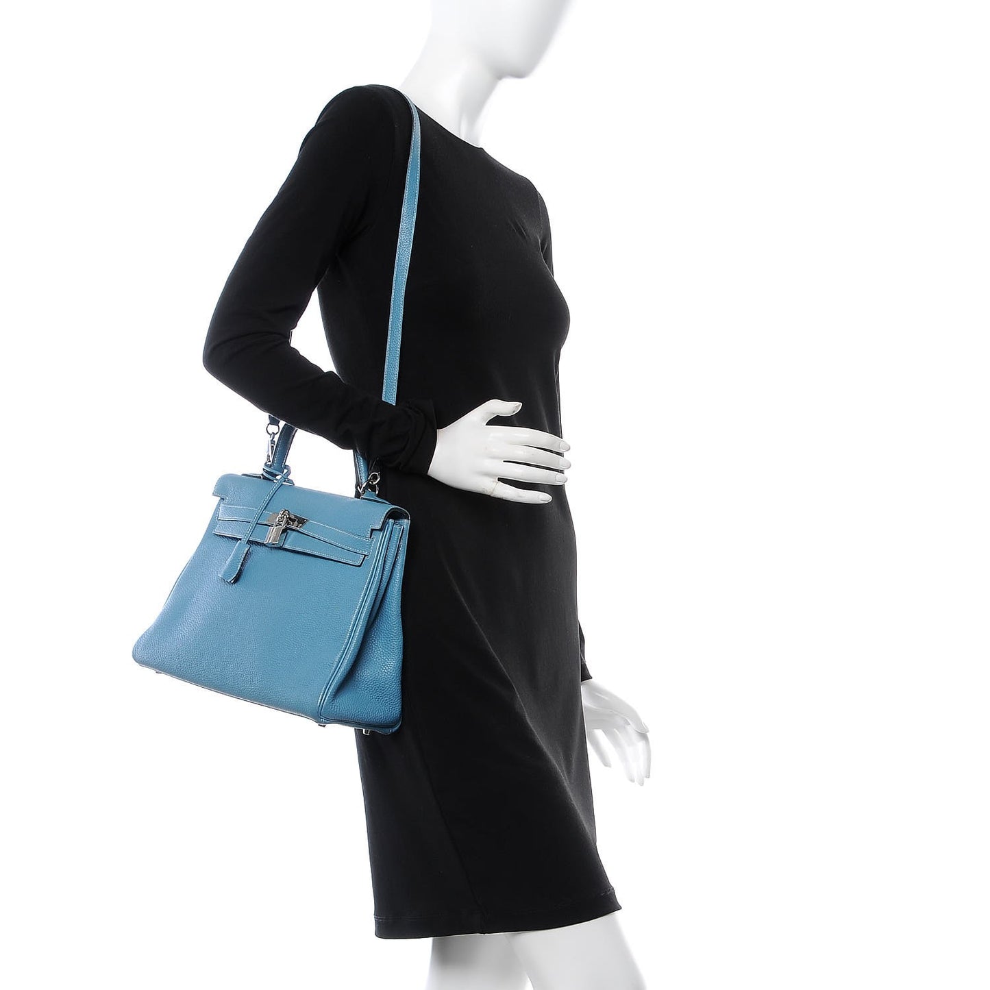 Togo Kelly Retourne 32 Blue Jean