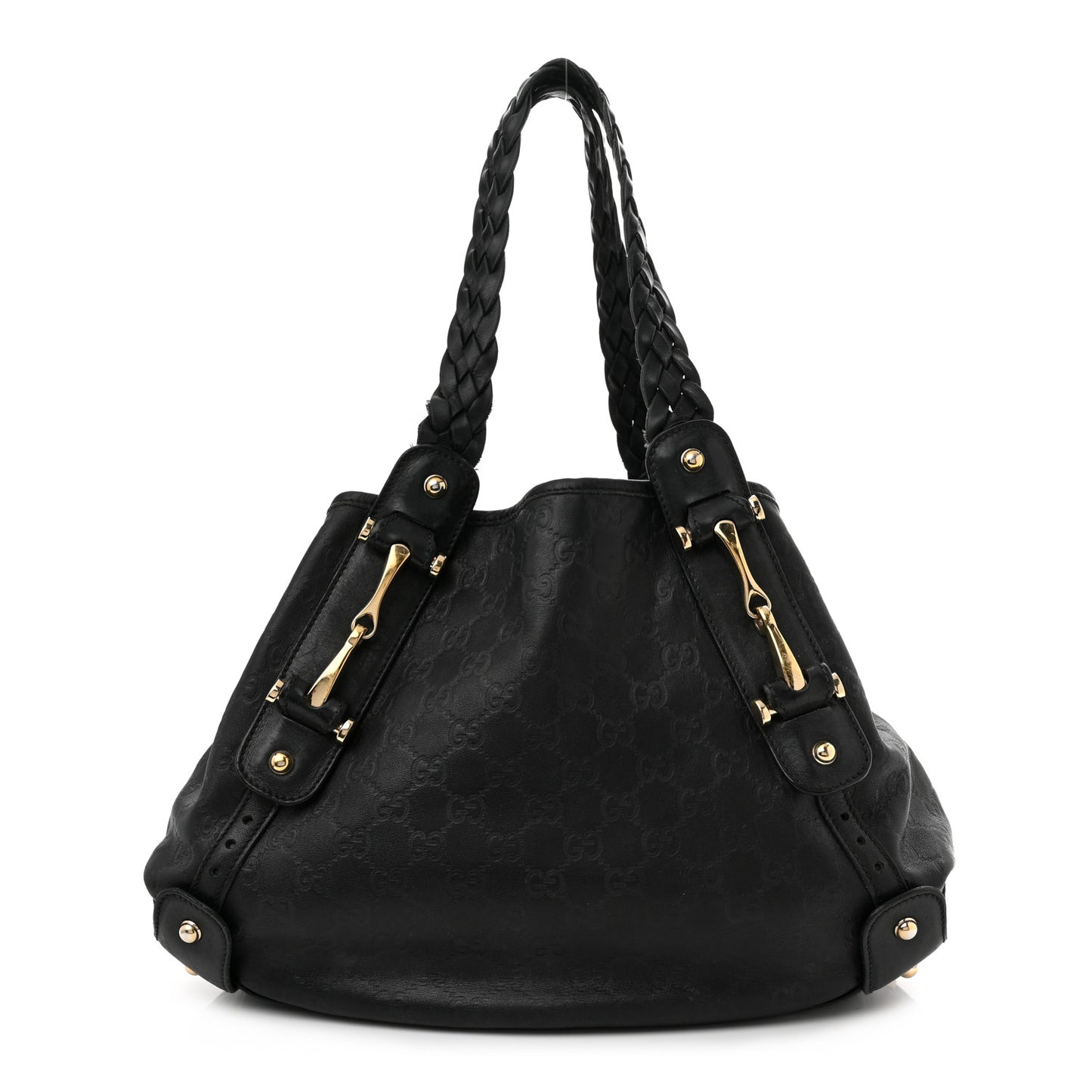 Guccissima Small Pelham Shoulder Bag Black