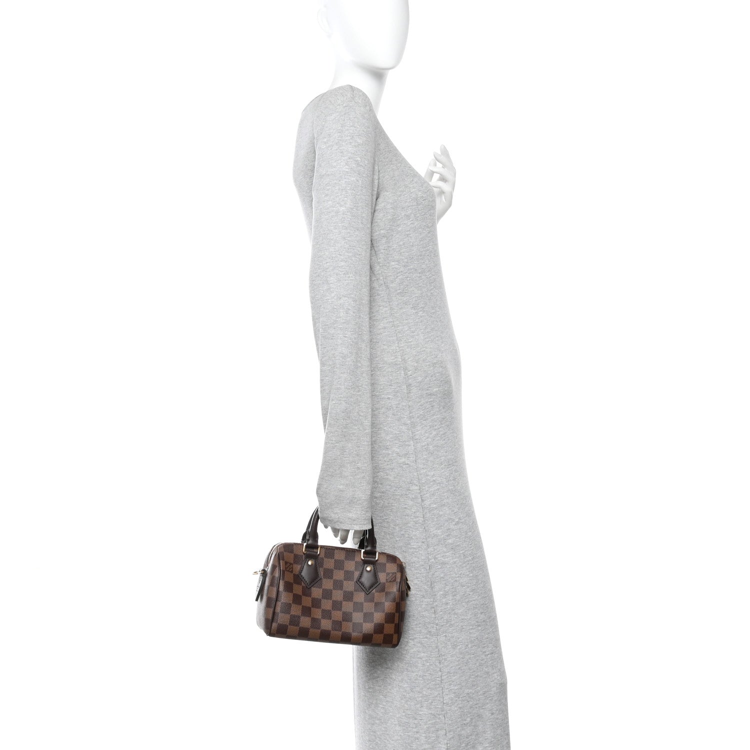 Louis Vuitton Damier Ebene Speedy Bandouliere 20 2 of 9