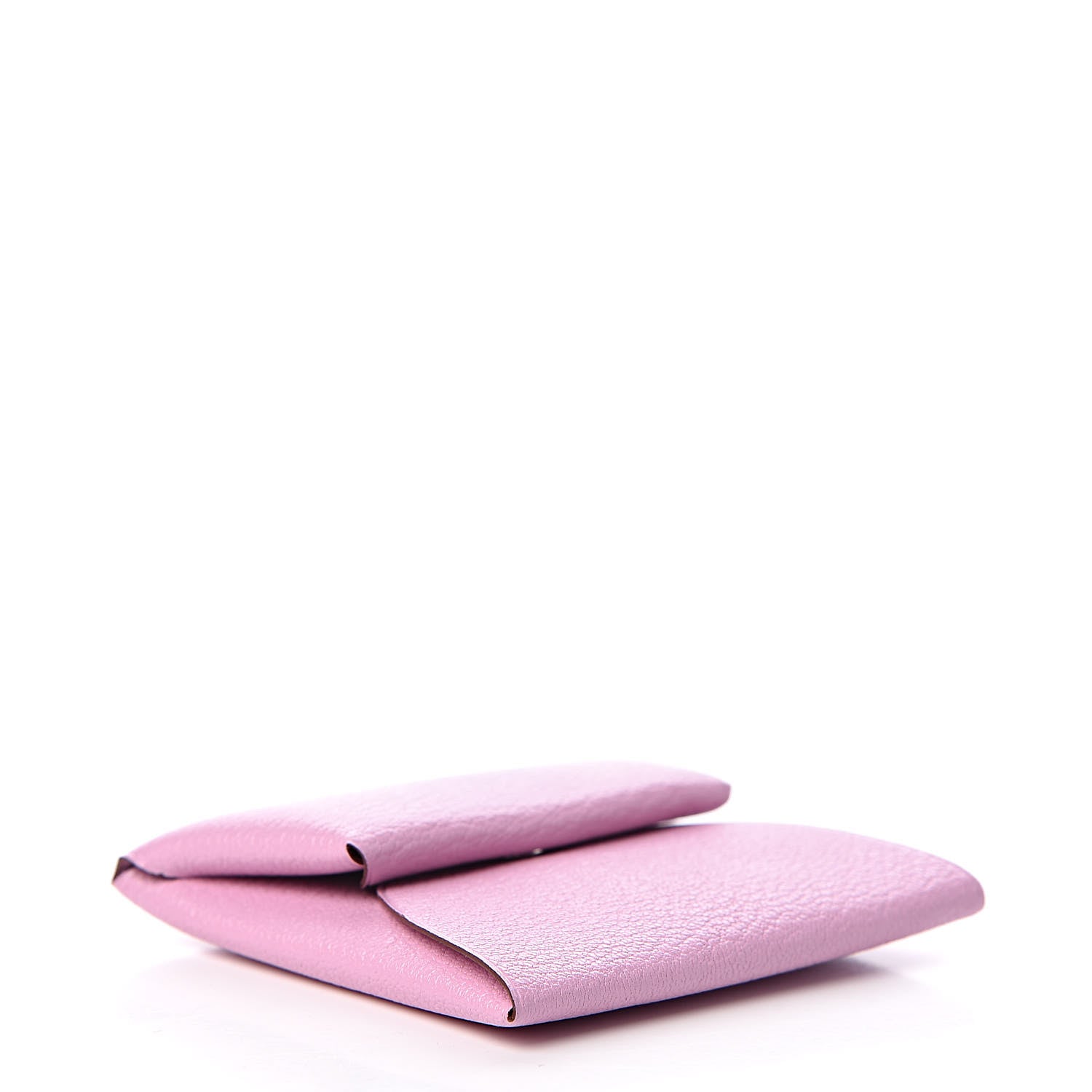 Hermes Chevre Mysore Bastia Coin Purse Mauve Sylvestre 4 of 8