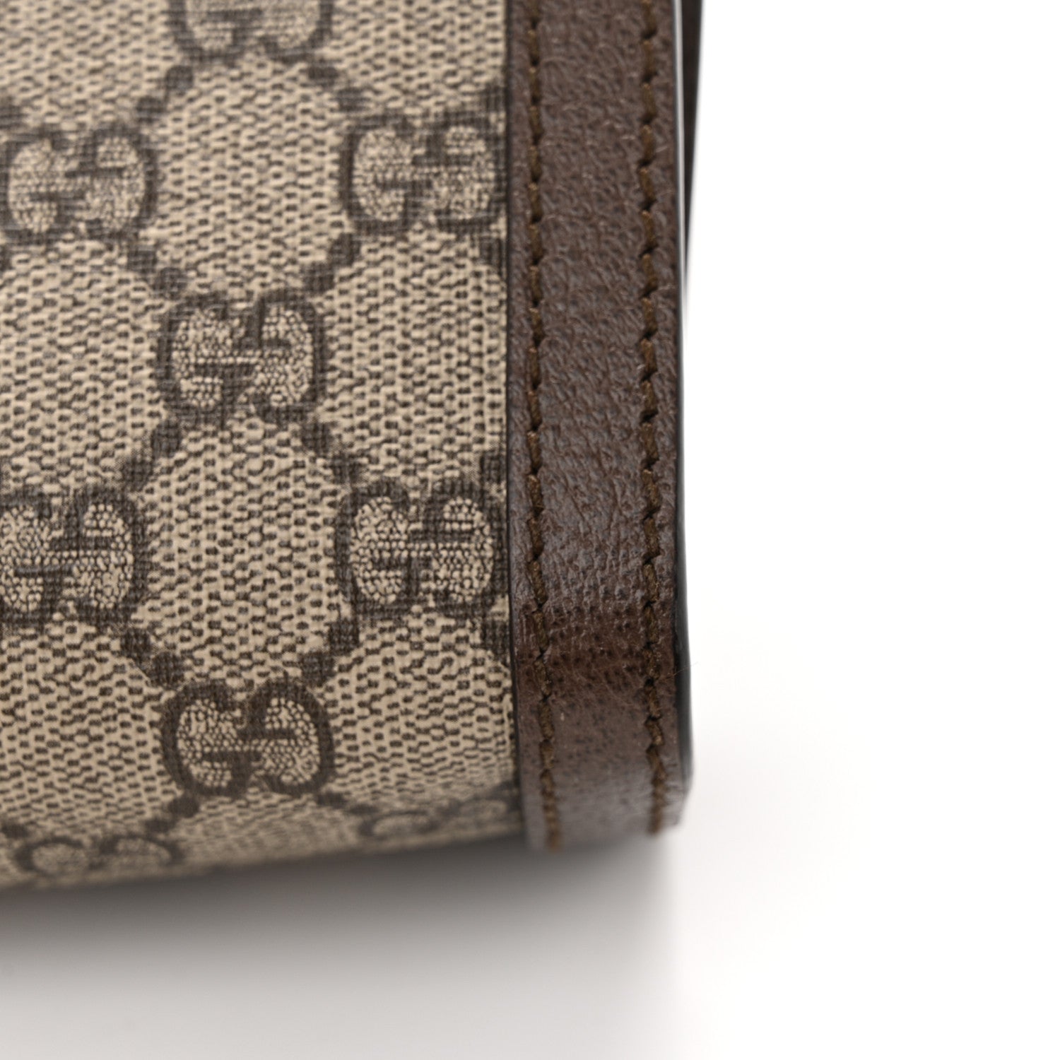 Gucci GG Supreme Monogram Web Small Ophidia Chain Shoulder Bag Brown 12 of 14