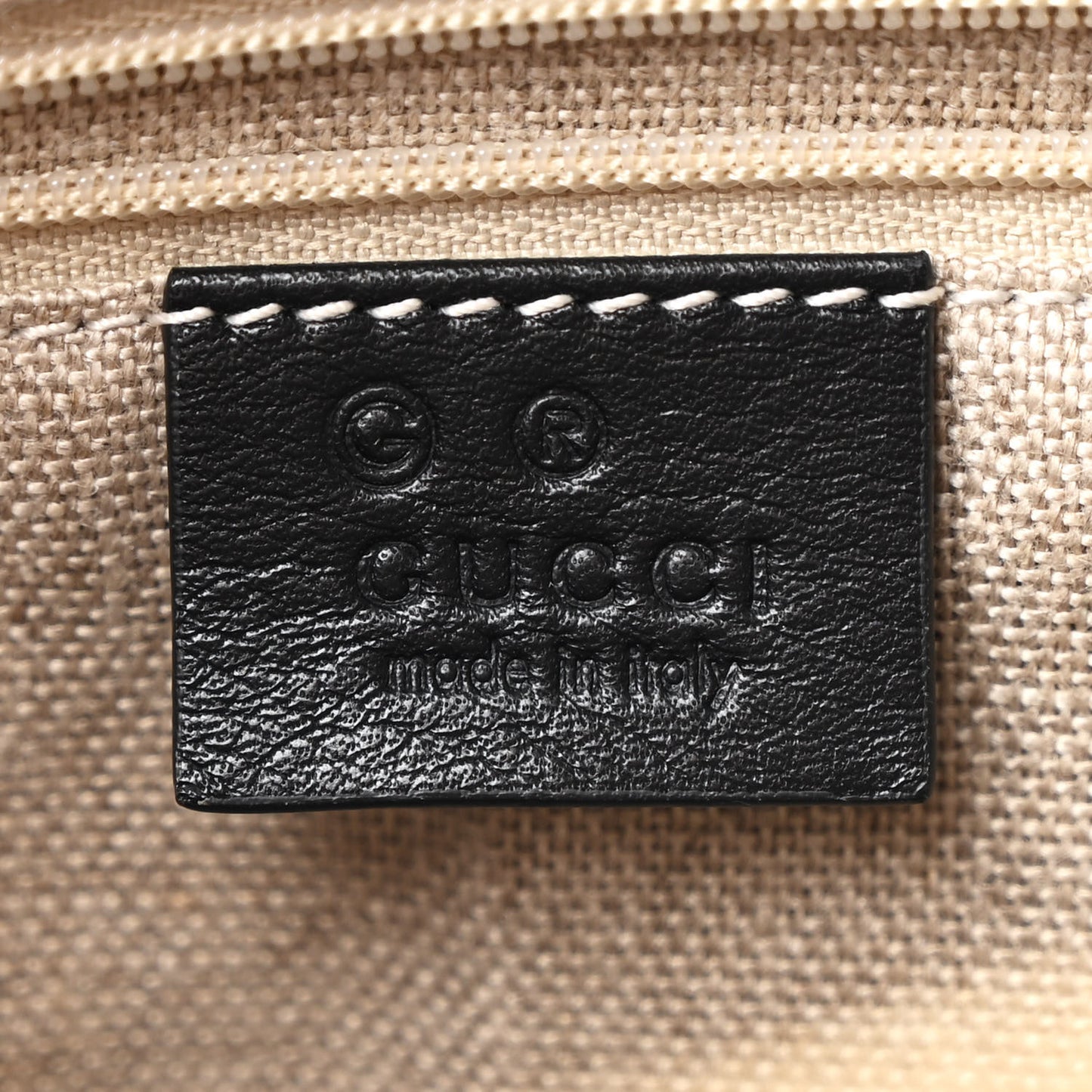 Soft Microguccissima Small Zippered Satchel Black