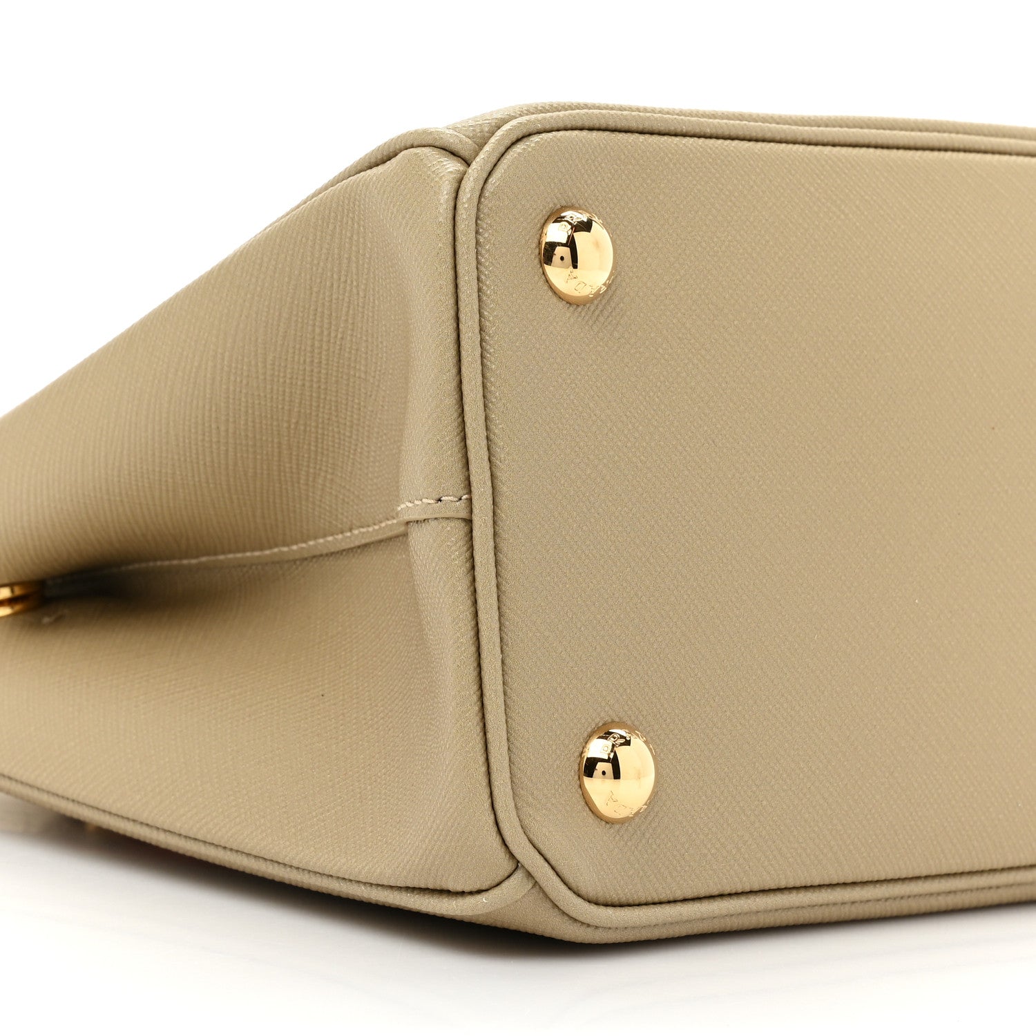 Prada X ALEX DA CORTE Saffiano Special Edition Small Galleria Double Zip Tote Deserto Aranico 10 of 11