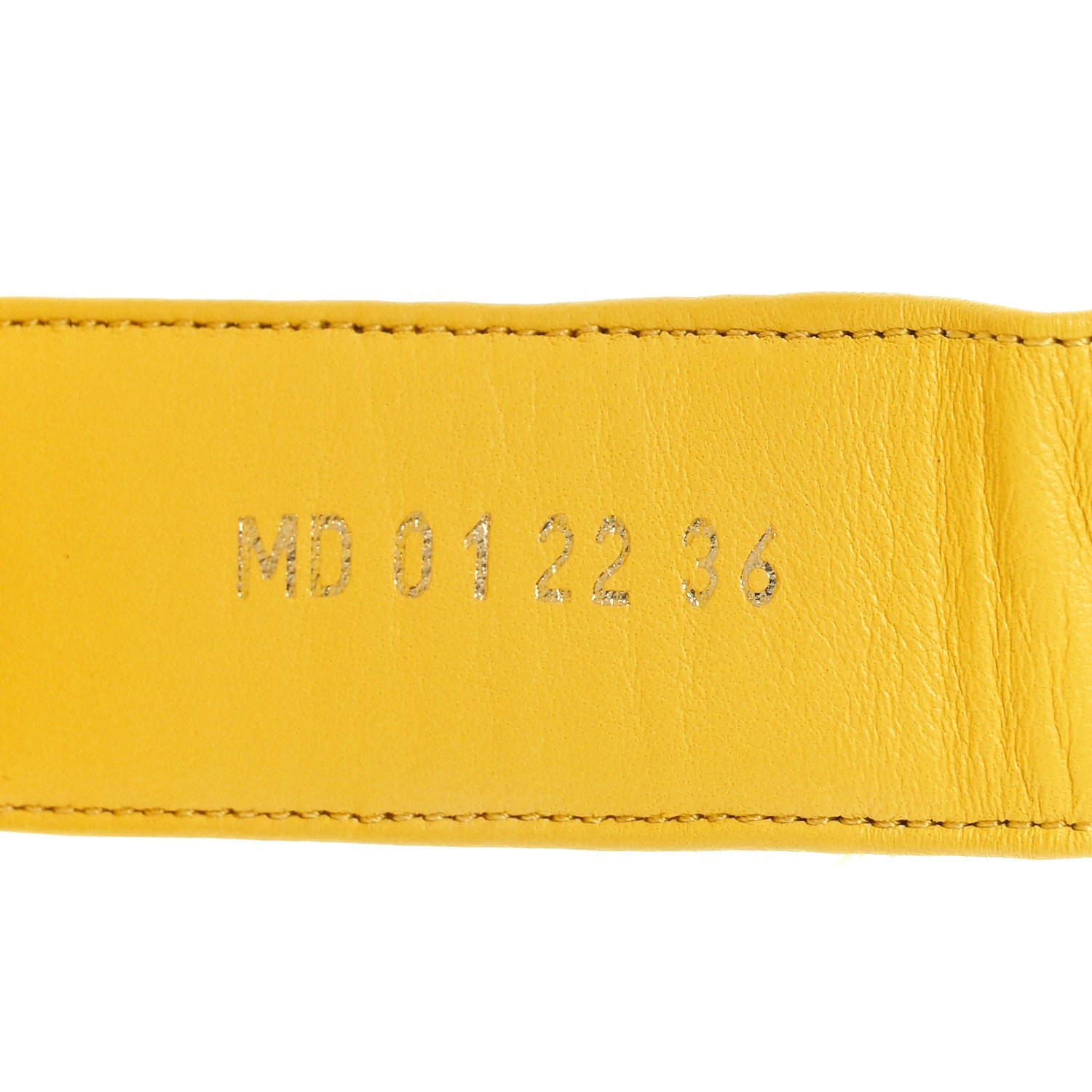 Christian Dior Lambskin Dioract 10mm Sandals 36 Yellow 8 of 8