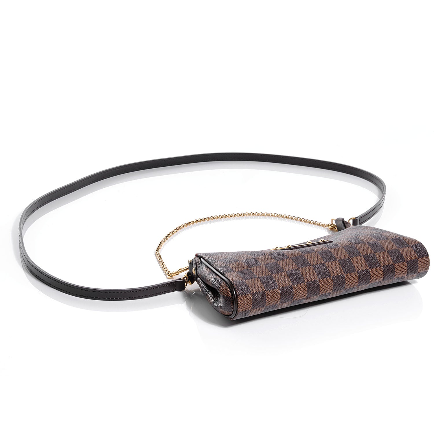 Louis Vuitton Damier Ebene Eva Clutch 4 of 8