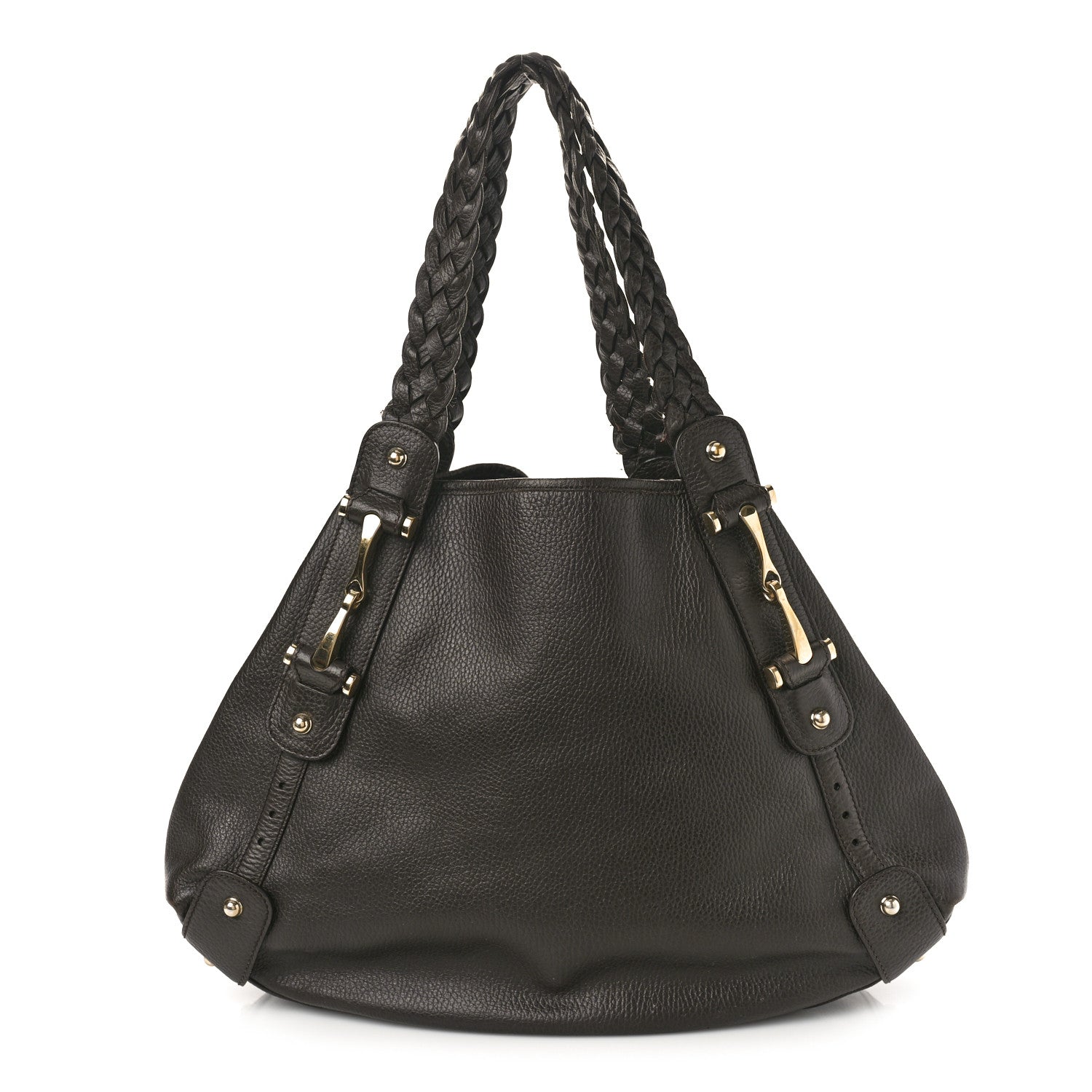Gucci Calfskin Medium Pelham Shoulder Bag Dark Brown 1 of 15