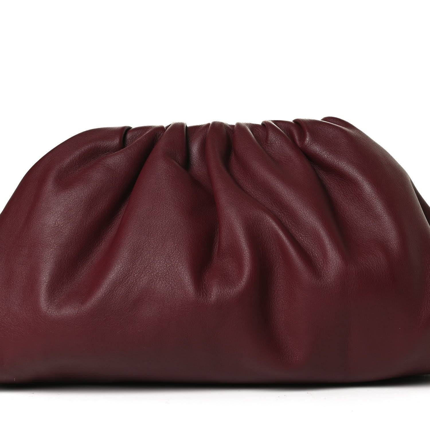 Bottega Veneta Smooth Butter Calf The Pouch Oversized Clutch Bordeaux 8 of 12