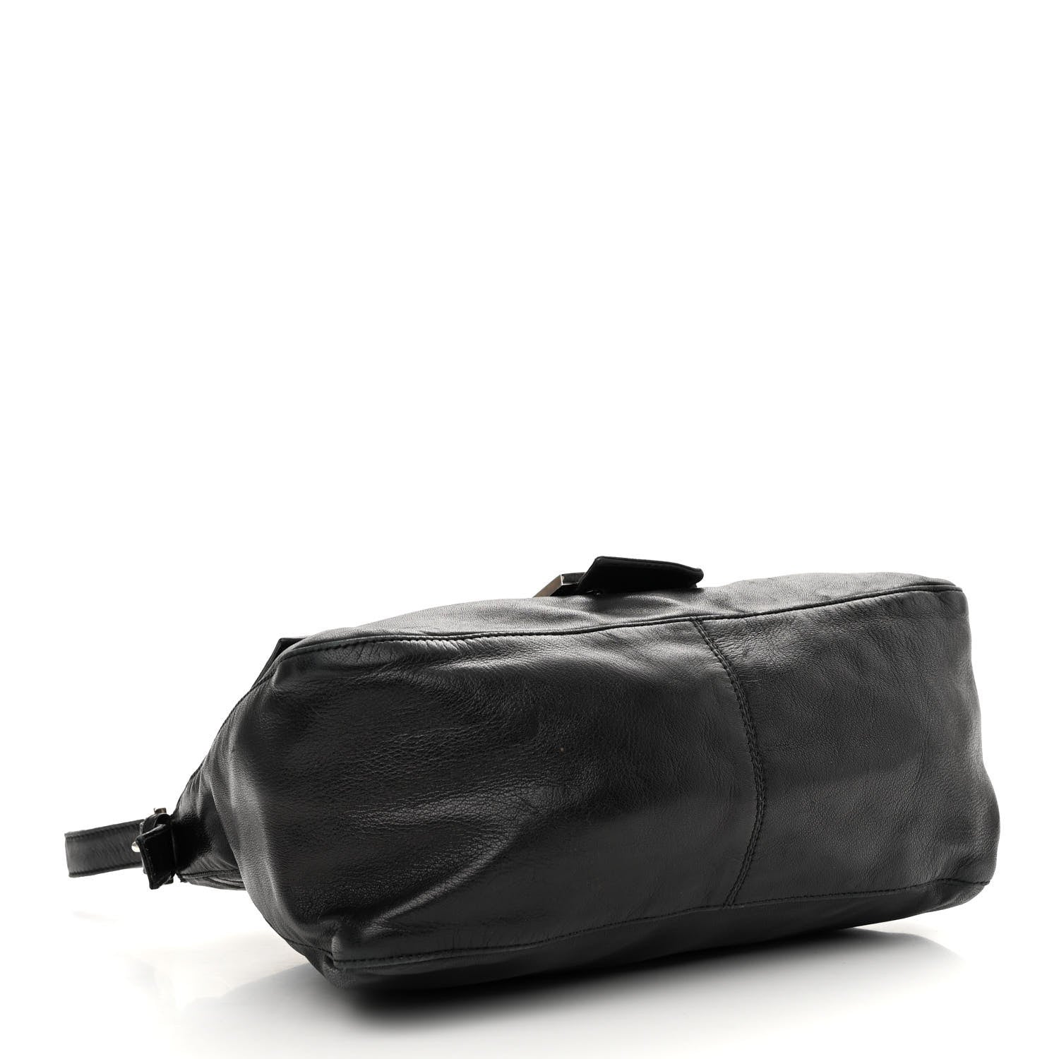 Fendi Calfskin Big Forever Mama Baguette Black 4 of 13