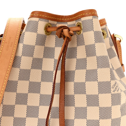 Louis Vuitton Damier Azur Noe BB 8 of 13