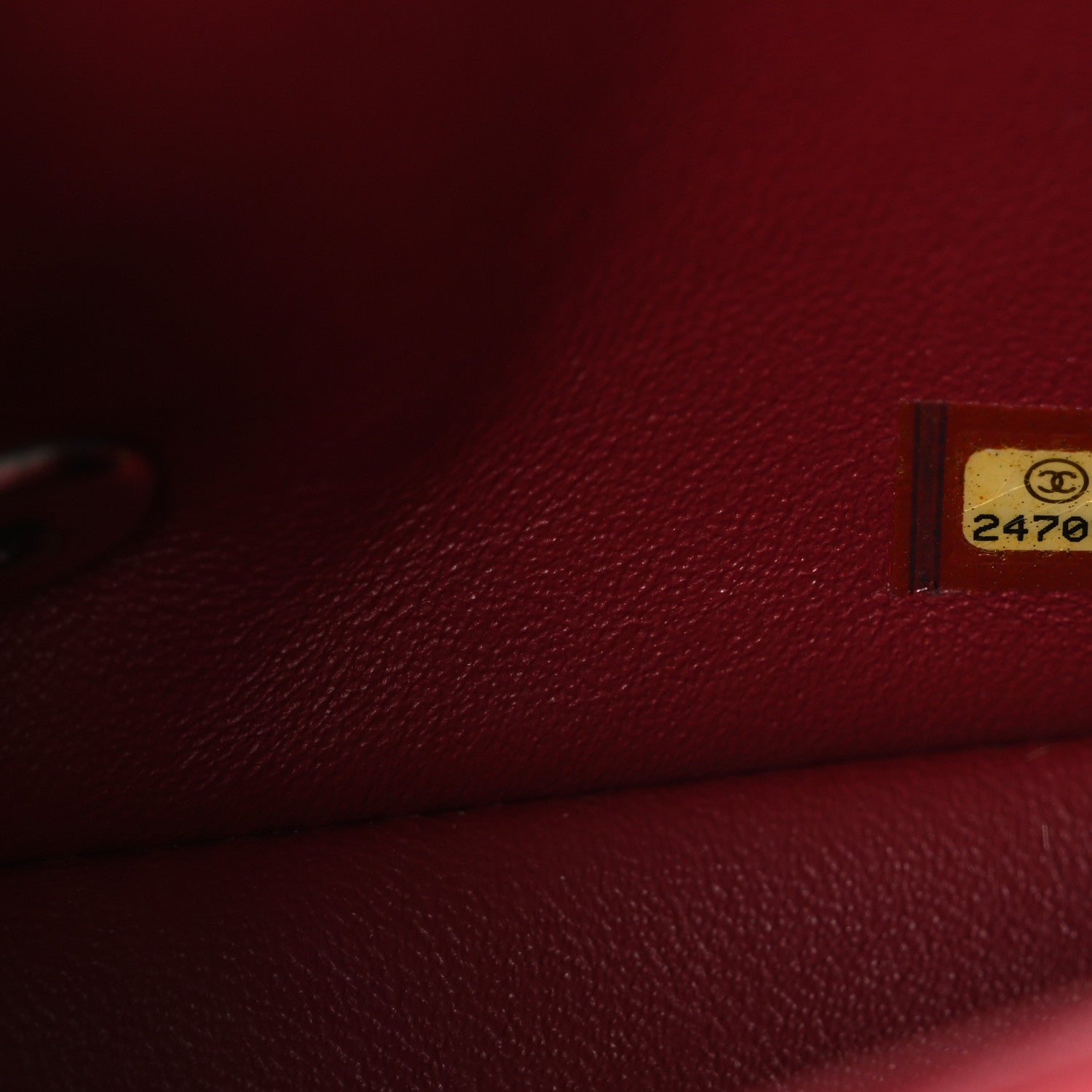 Chanel Caviar Quilted Mini Square Flap Red 7 of 10