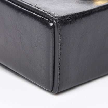 Christian Dior Crackled Lambskin 30 Montaigne Box Bag Black 9 of 11