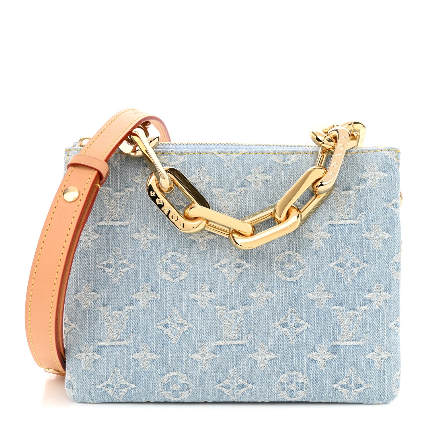 Louis Vuitton Monogram Denim Coussin BB Sky Blue 1 of 10
