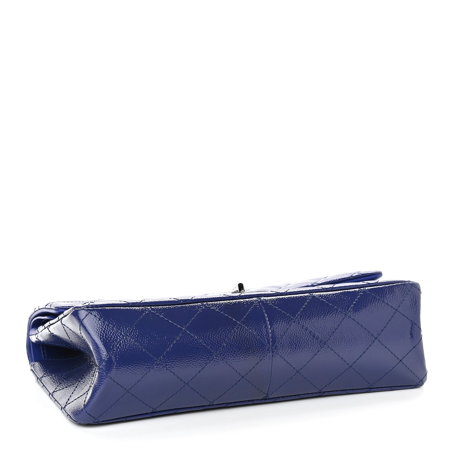 Chanel Patent Caviar Quilted 2.55 Reissue 227 Flap Royal Blue 4 of 10