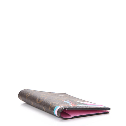 Louis Vuitton Monogram 2016 Christmas Animation Passport Cover Rose Ballerine 4 of 7
