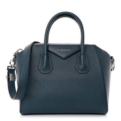 Givenchy Sugar Goatskin Small Antigona Oil Blue 1 of 9