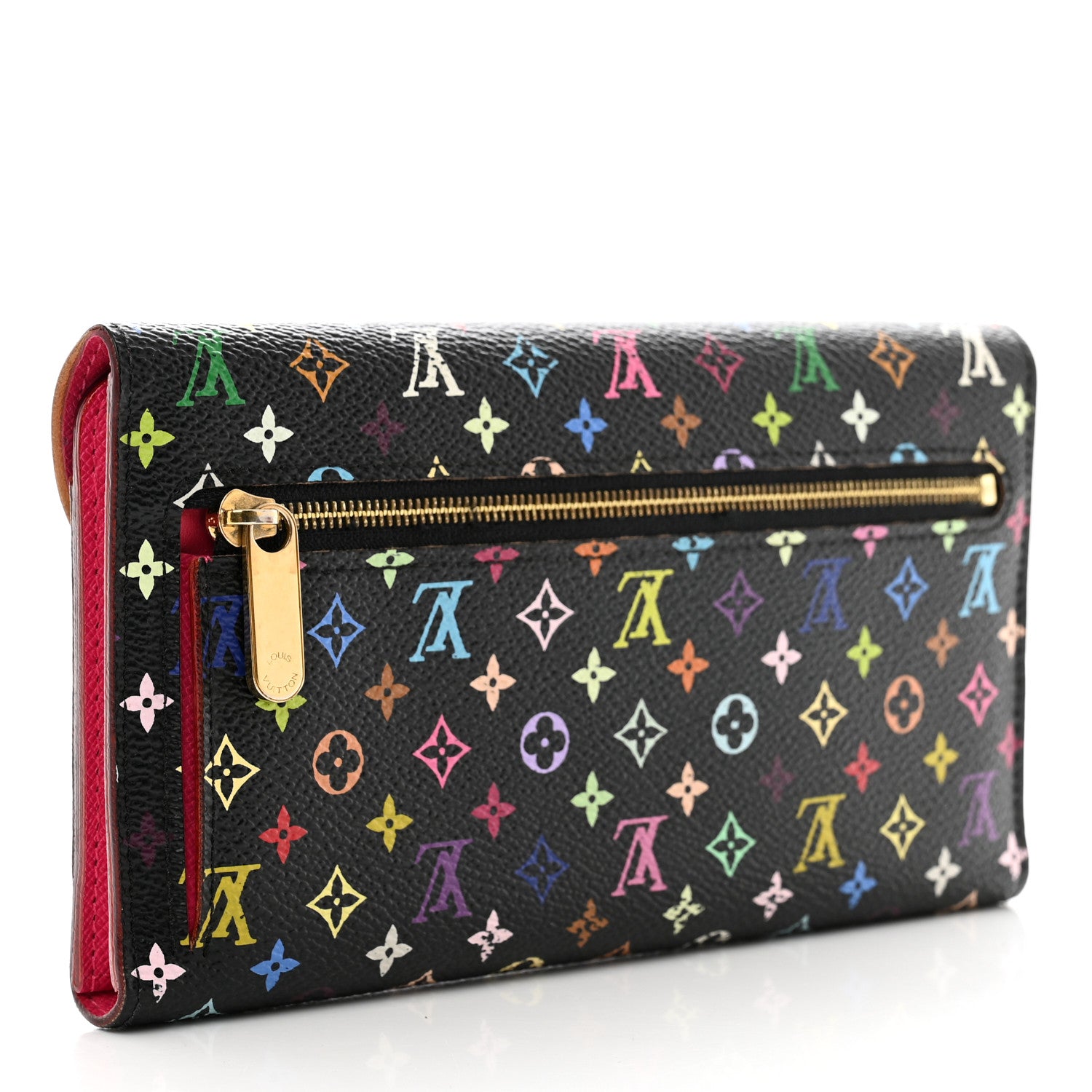 Louis Vuitton Monogram Multicolor Eugenie Wallet Black Grenade 3 of 7