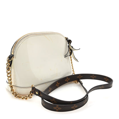 Louis Vuitton Patent Monogram Alma Mini Snow 3 of 11