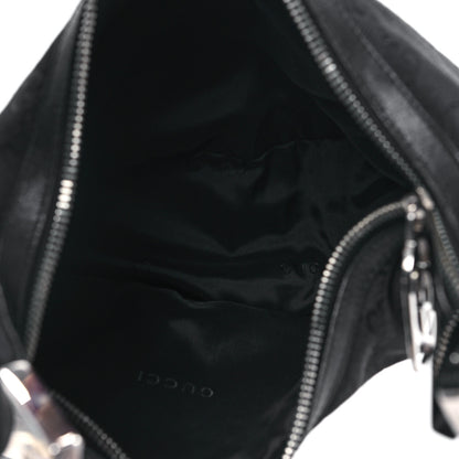 Gucci Monogram GG Small Clasp Hobo Black 5 of 10