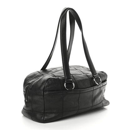 Chanel Caviar Square Stitched Tote Black 2 of 8
