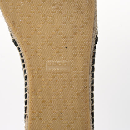 Gucci Microguccissima Signature Espadrilles 38.5 Black 6 of 10