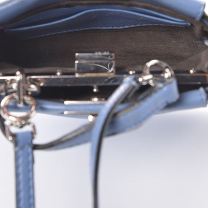 Fendi Shiny Nappa Micro Peekaboo Iconic Satchel Nebula 5 of 7