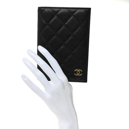 Chanel Caviar Quilted Passport Holder Black 2 of 6