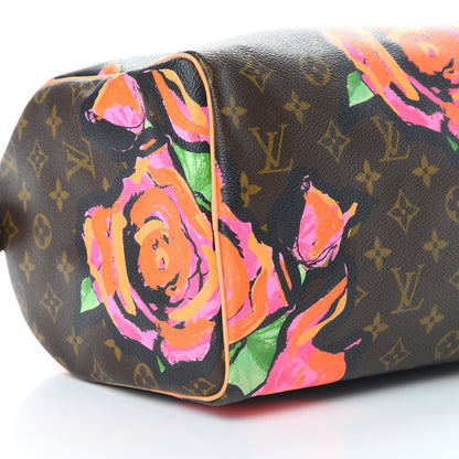 Louis Vuitton Monogram Roses Speedy 30 9 of 13