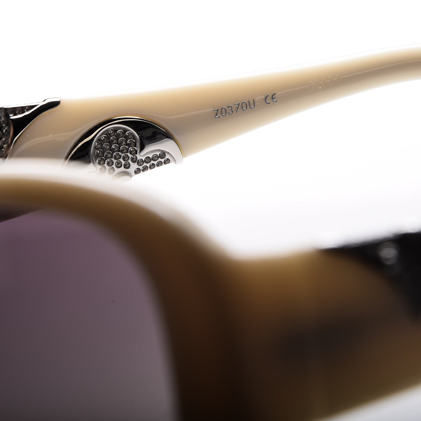 Acetate Iris Mask Sunglasses Z0370U White