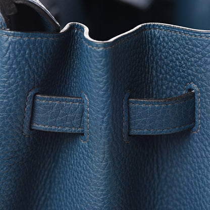 Hermes Togo Birkin 35 Bleu De Prusse 23 of 31
