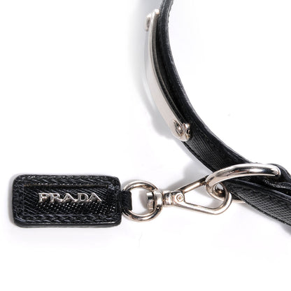 Prada Saffiano Dog Collar Nero Black 3 of 7
