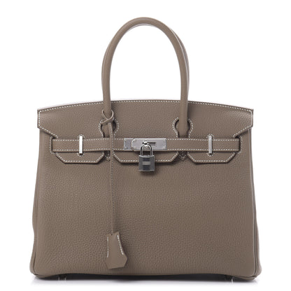 Hermes Togo Birkin 30 Etoupe 1 of 11